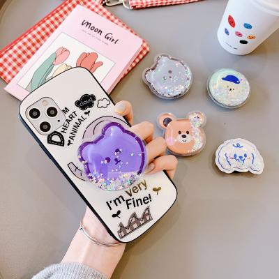 China Phone Ring Stand Holder for Samsung Huawei Xiaomi Redmi Universal Cute Finger Grip Phone Finger Ring Holder Bracket For Bear Smart Phone Tablet for sale