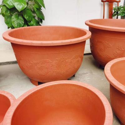 China Minimalist Wholesale Not Coated Custom 60 Cm Plastic Bulk Flower Pots 5 Gallon Pots Plant Pots for sale