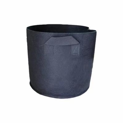 China Plant Growth Wholesale Durable Black Garden Potato Felt Fabric Plant Grow Bags Nursery Gallon Pots for sale