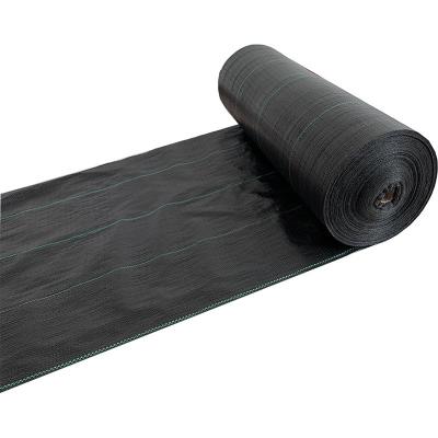 China Black green or customized Garden Weed Barrier Mat Landscape Duty Control Weed Gardening Mat Black PP Ground Cover Anti Weed Mat for sale