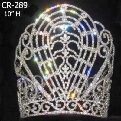 China Fashionable Elegant Ladies Hair Beauty Rhinestone Pageant Crowns Tiaras for sale