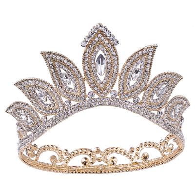 China Beauty Fashionable Elegant Party Round Crown for sale