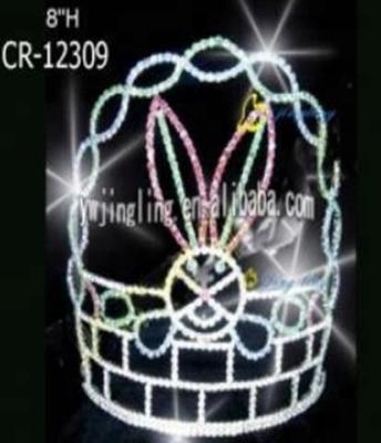 China 8 Inch Rabit Castle Wall Easter Pageant Fashionable Elegant Wreath for sale