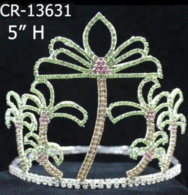 China Fashionable Elegant Tree Beach Summer Pageant Crown for sale