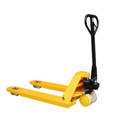 China Haizhili Handing Equipment 3 Ton Manual Pallet Truck Hand Pallet Jack 160*1150 for sale