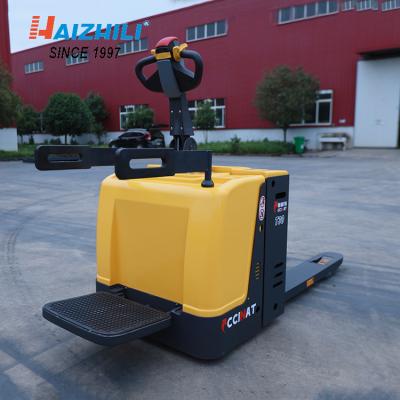 China Haizhili Hotels Handing Equipment China Manufacturer Power Pier Use 2.0T 4400lbs Electric Pallet Truck for sale