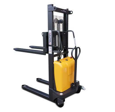 China Factory Price HaizhiLi Material Handling Equipment Mini Stacker Semi Electric Forklift Stacker Machine for sale