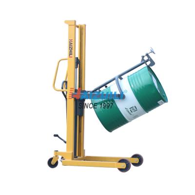 China Hot Sale HaizhiLi Material Handling Equipment Hotels Hotels Adjustable Drum Scale Hydraulic Drum Truck Lifter for sale