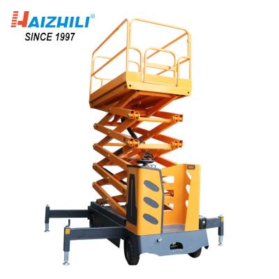 China HaizhiLi Convenience Safety Operation Lift Platform Easy Movable Electric Hydraulic Mini Platform Scissors Vertical Lift Platform for sale