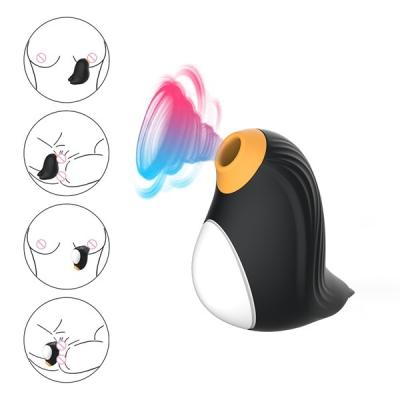 China High Quality and Strong Suction Rechargeable Penguin's Nipple Clitoris Long Lasting Power Sucking Vibrator Sucking for sale