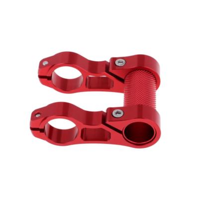 China Aluminum CNC Parts Custom Machining Smooth Anodizing Al 7075 Bicycle Grip Supplement Handlebars CNC Parts for sale