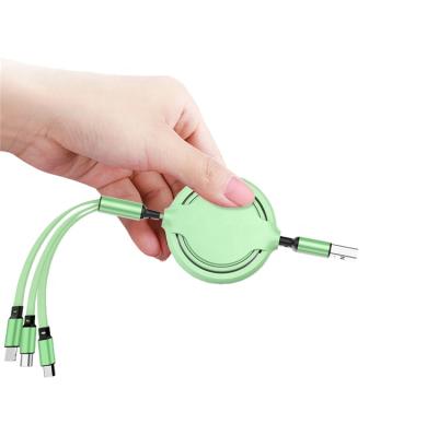 China Multimedia Retractable 3 in 1 Usb Charging Cable for sale