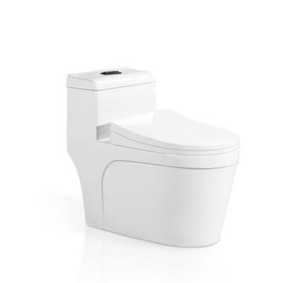 China Vitreous Double-Flow Bathroom Double-Flow Public Whirlpool-Siphonic Floor One-Piece Porcelain Toilet for sale