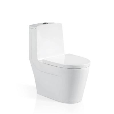 China Double-Flow Professional Designs Ceramic Floor-Mounted One-Piece Toilet Adult Toilet Commode for sale