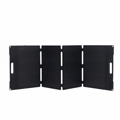 China Flexible Portable High power 100W Solar panel foldable kit for Outdoor Charger waterproof and dustproof 4 solar panels for sale