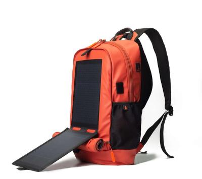 China USB Charging Wholesale Custom Good Price Outdoor Travel Portable High Capacity Travel Backpack Business Leisure Solar Power Backpack for sale