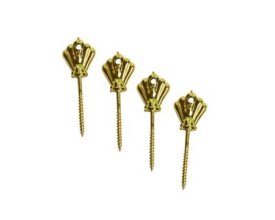 China Gold Color Funeral Coffin Screw Casket Furniture Fittings , Eco Friendly for sale