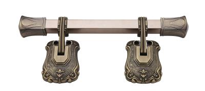 China Euopean Style Metal Coffin Casket Handle Fitting With Bronze Color for sale