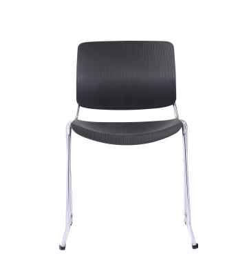 China Newest Modern Stackable Comfortable And User Friendly Plastic Ergonomic Training Room Office Chairs for sale