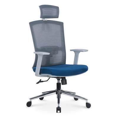 China Luxury Adjustable Staff High Back Mesh Executive Ergonomic Office Chair Office Furniture (Size) for sale