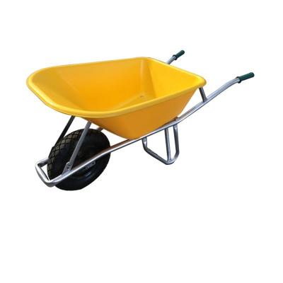 China PP China Factory Price Europe Yellow Color Plastic Tray Wheelbarrow for sale