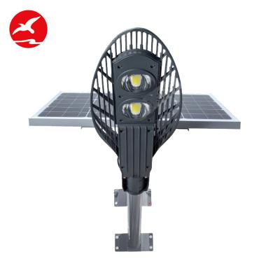 China HIGH ROAD 90w solar street light semi-integrated ip65 bright all in one solar street light for sale