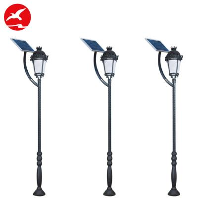 China Theme Park 30W IP65 Aluminum Led Solar Led Post Street Light Garden Lamp Outdoor Pathway Light for sale