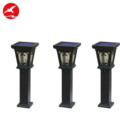 China 1W Garden Bollard IP65 Waterproof Outdoor Solar LED Lawn Garden Light for sale