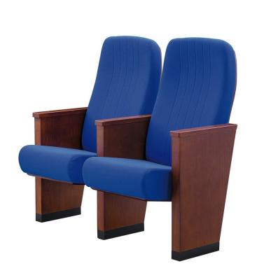 China Foshan Modern Wooden Amphitheater Connect Arm Chair for sale