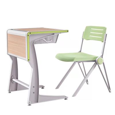 China New design modern college school student table and chair for adults HT-860 for sale