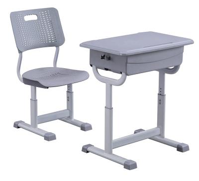 China Modern Fumei School Furniture Height Adjustable Cheap Classroom Table And Chair for sale