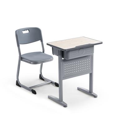 China Modern Hot Sale Single Series Student Table and Chair School Furniture Modern High School FM-2036 for sale