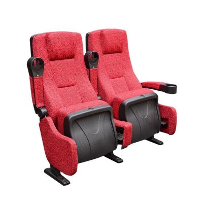 China Wholesale Luxury Modern VIP Standard Size Fabric Folding Movie Theater Seating Chair,Wood Pads Theater Chair Seating For Sale for sale