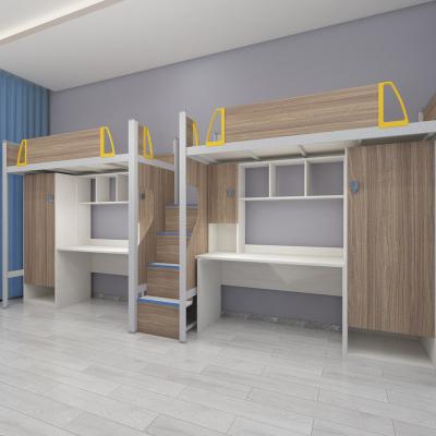 China Modern Higher Education Center Bed School Dormitory Metal Frame Student Bed for sale