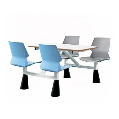 China Modern Modern Dining Furniture Restaurant Set For School Canteen Table And Chair for sale