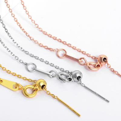 China FASHIONABLE New Arrival 316L Stainless Steel 14K Gold Plated Silicone Fit Ball With Needle Link Chain Anklets for sale