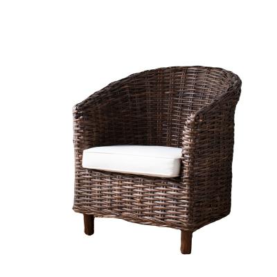 China Modern SAFAVIEH Omni Rattan Barrel Chair with Cushion - 29.1