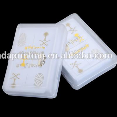 China Plastic specialization in the production of custom game card box printing in China for sale