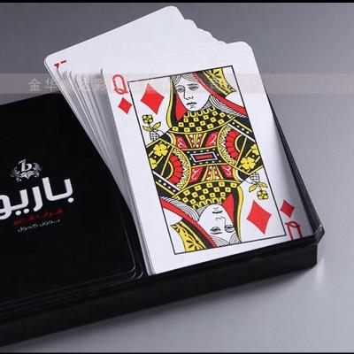 China Plastic Factory Club PVC Waterproof Plastic Playing Poker Cards for sale