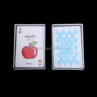 China Plastic promotional made in china game and paper game card for sale