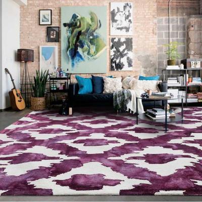 China Stain Resistant Geometric Simplicity Modern Striped Living Room Bedroom Studyroom Polypropylene Thickening Craft Nordic Rug for sale