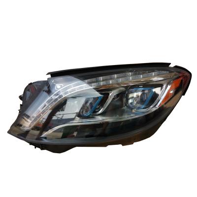 China Palstic Auto Parts Back S500 Original Headlight 2014-2017 W222 LED Headlight S-Class Assembly For Mercedes-Benz for sale