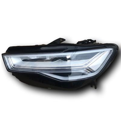 China Original Real Palstic Auto Parts Headlight 2012-2019 A6 QUATTRO LED Headlight Assembly For Audi for sale