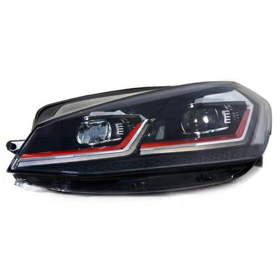 China Original Auto Palstic Lighting Systems Golf 7.5 Headlight Assembly For Volkswagen Golf LED Headlight 2018 for sale