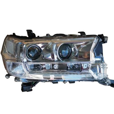 China Palstic In Stock Left Right With Running Lights LED Daytime Running Lights 2016-2021 Used Headlight Assembly For Toyota Land Cruiser Headlight for sale