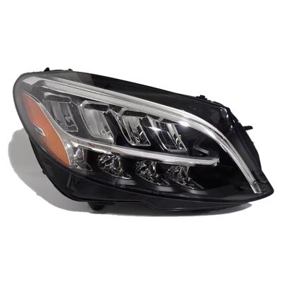 China Palstic Car Lihting OEM C200 W205 Auto Multi-Beam Headlight For Mercedes-Benz 2018-2021 C300 LED for sale