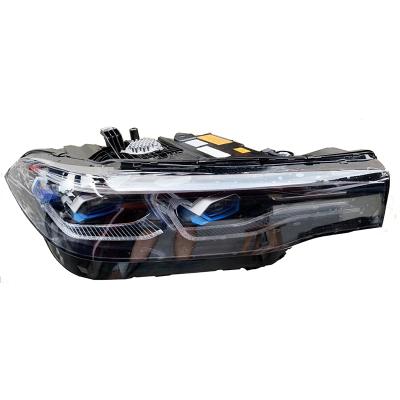 China Palstic Used Auto Parts Car Lighting Accessories X7xDrive M550i Original Laser Headlight Laser Headlight Assembly For BMW 2020 X7 for sale