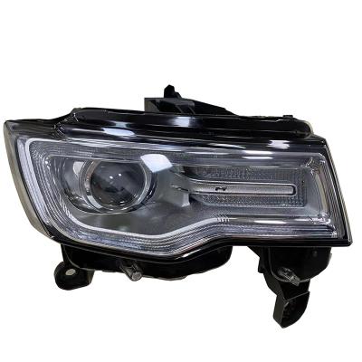 China Palstic Plud and Original Full Set Car Light Accessories 2013-2018 Headlight For Jeep Grand Cherokee Xenon Headlight Assembly for sale