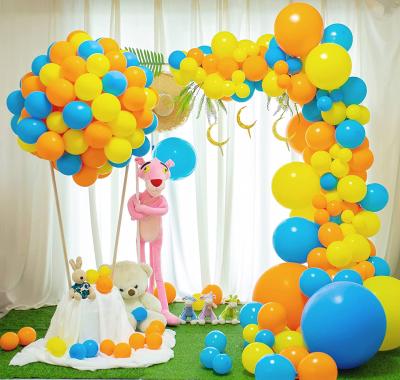 China Yellow Arch Garland Kit, Blue Party Decoration Balloon Decoration Balloons Set for Boy for sale