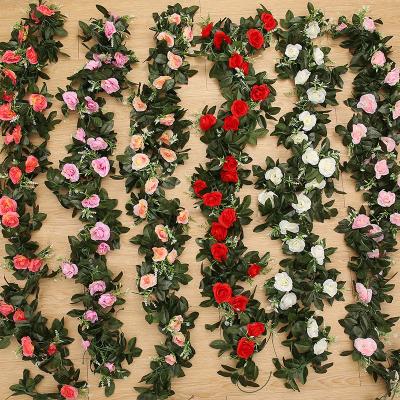 China Artificia silk flower silk vine for wedding party decoration backdrop for sale